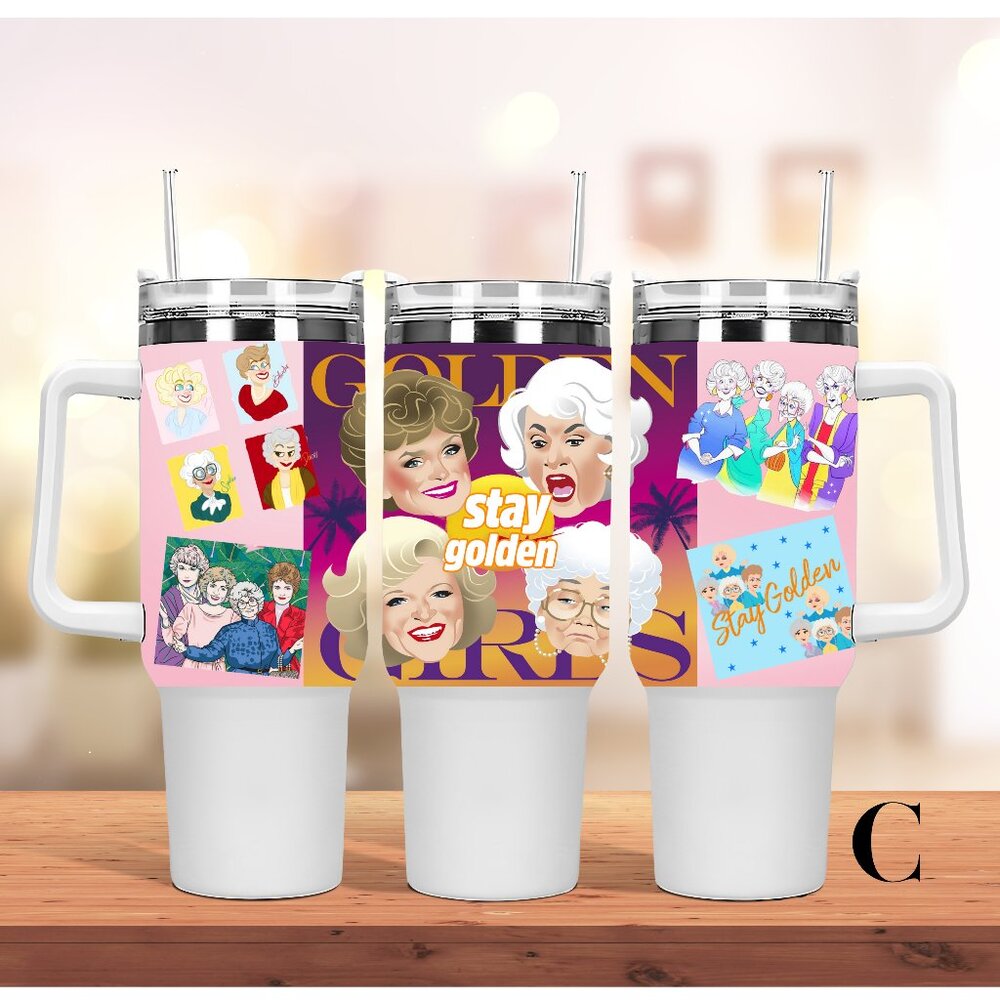Hand Crafted Comedy film TV Show 40 oz Tumbler/Water bottle/Mug with